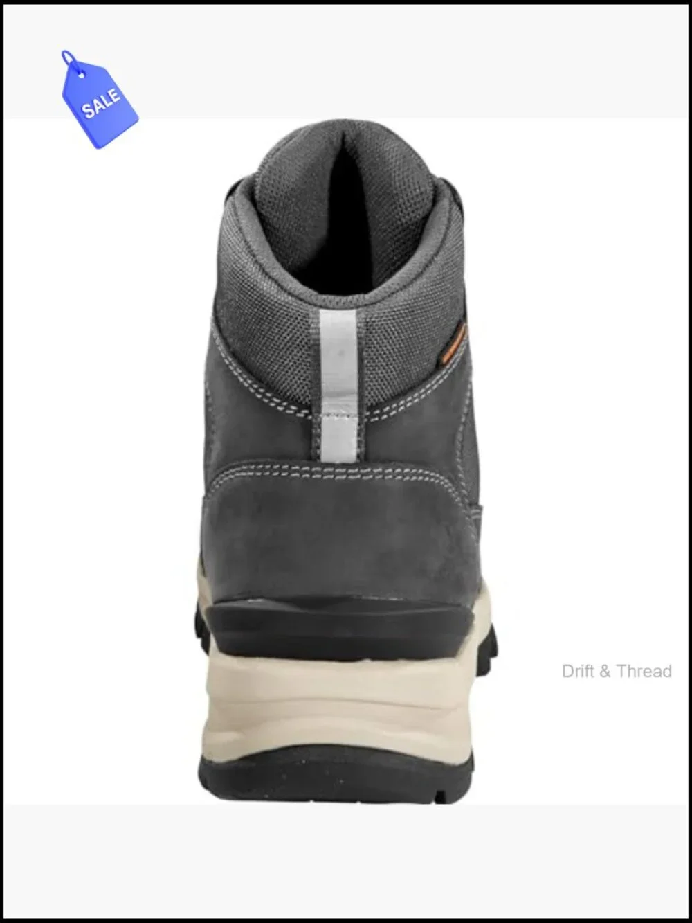 Women's Waterproof Alloy Toe Hiking Boots Durable Nubuck Lace-Up